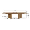 Uttermost Cecelia Oak Dining Table