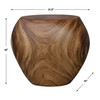 Uttermost Lomas Solid Wood Accent Stool