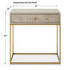 Uttermost Pembrook Light Washed Side Table
