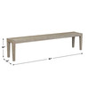 Uttermost Kirkham Wooden Outdoor Bench