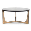 Uttermost Bohdi Outdoor Brass Coffee Table