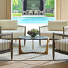 Uttermost Bohdi Outdoor Brass Coffee Table