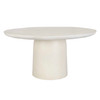 Uttermost Madrone Warm White Outdoor Dining Table
