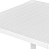 Uttermost Montellano White Outdoor Bar Table