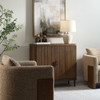 Uttermost Pinstripe Tambour 2 Door Cabinet
