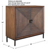 Uttermost Bottom Line 2 Door Wood Cabinet