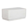 Uttermost Saltwater White Concrete Coffee Table
