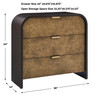 Uttermost Byrams 3 Drawer Oak Chest