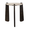 Uttermost Talud Modern Marble Side Table