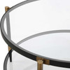 Uttermost Chadid Round Glass Coffee Table