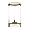 Uttermost Pereira Round Acrylic Accent Table