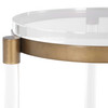 Uttermost Pereira Round Acrylic Accent Table