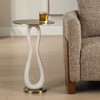 Uttermost Sonia Modern Brass Accent Table