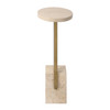 Uttermost Feranno Travertine Accent Table