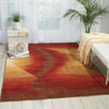 Nourison Radiant Arts RA04 Ruby Area Rugs