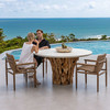 Uttermost Stonewood Indoor-Outdoor Dining Table