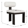 Uttermost Bolster Back White Outdoor Dining Chair