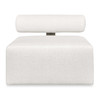 Uttermost Bolster Back White Armless Outdoor Sofa