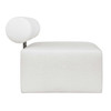 Uttermost Bolster Back White Armless Outdoor Sofa