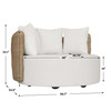 Uttermost Sunset Outdoor Round Swivel Day Bed