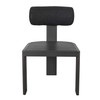 Uttermost Bolster Back Charcoal Outdoor Dining Chair