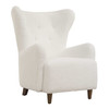 Uttermost Ingel White Wingback Armchair