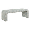 Uttermost Amie Spa Blue Bench