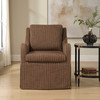 Uttermost Luisa Pinstripe Swivel Chair