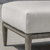 Uttermost Borneo White Cushion Outdoor Ottoman