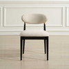 Uttermost Moxie Black Armless Dining Chair S/2