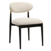 Uttermost Moxie Black Armless Dining Chair S/2