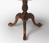 Butler Carissa Olive Ash Burl Round Pedestal Table
