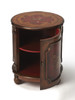 Butler Thurmond Red Hand Painted Drum Table