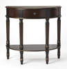 Butler Mozart Café Noir Demilune Console Table