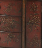 Butler Sheffield Red Hand Painted Console Cabinet