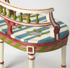 Butler Hathaway Hand Painted Vanity Seat