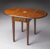 Butler Glenview Olive Ash Burl Pembroke Table