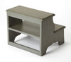 Butler Melrose Silver Satin Step Stool