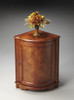 Butler Durham Olive Ash Burl Corner Cabinet