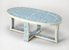 Butler Sabina Blue Bone Inlay Coffee Table