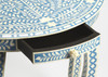 Butler Darrieux Blue Bone Inlay Demilune Console Table