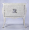Butler Felicia White Raffia Accent Chest