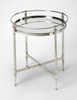 Butler Crosby Metal & Mirror End Table