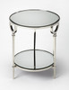 Butler Jolene Metal & Mirror End Table