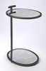 Butler Ciro Black Metal & Mirror Side Table