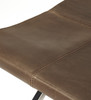 Butler Matteo Leather & Metal Folding Stool