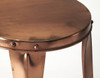 Butler Ulrich Copper Backless Bar Stool