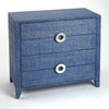 Butler Amelle Blue Raffia Accent Chest