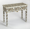 Butler Lamar Wood & Bone Inlay Console Table