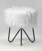 Butler Ezra Faux Fur Stool